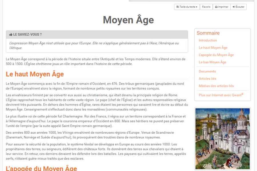 Encyclopædia Universalis refond les sites Universalis Junior et Universalis École