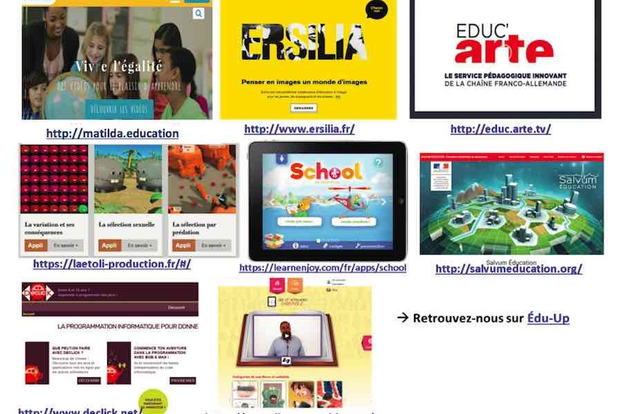 Edu-Up : soutien à la production et à la diffusion des ressources numériques